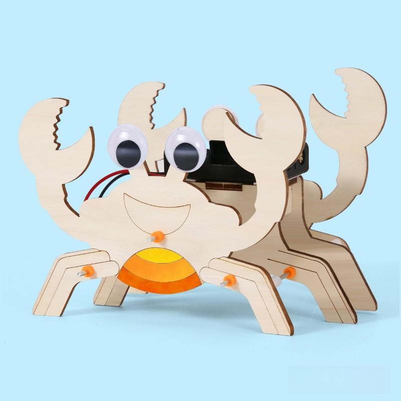 

Science Experiment Crab Robot Diy Kit With Electric Motion For Kids Educational Activity