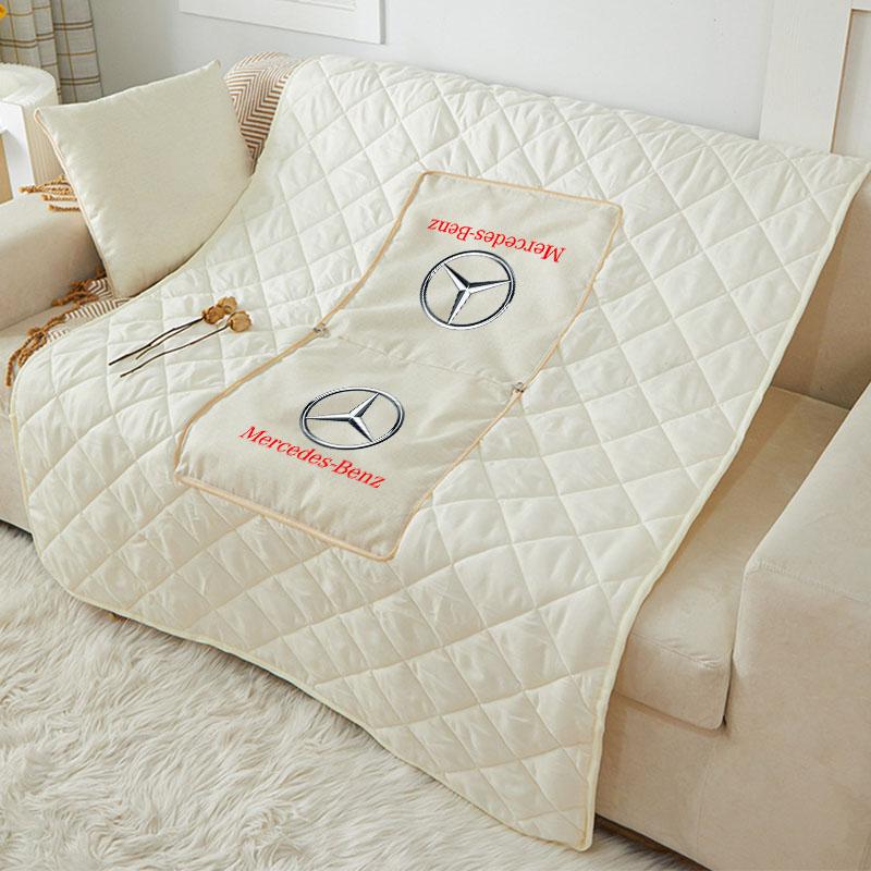 D5Car Pillow Quilt Dual-use Air Conditioning Blanket Cushion For Mercedes Benz W203 W204 W205 W206 W212 CLK GLA B C E S Accessorie