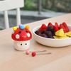 Anti-scald Mushroom Fruit Fork Creative Mushroom Fruit Fork Set  Party Supplies