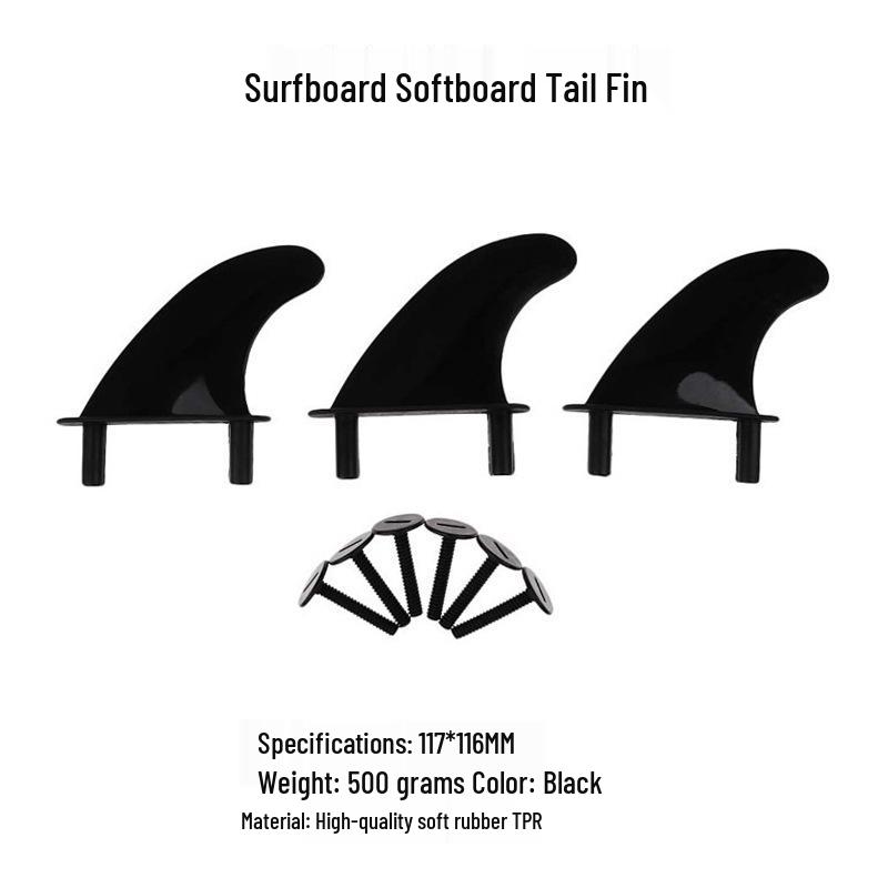 Surfboard Soft Tail Rudder Set - Plastic SUP Paddleboard Accessories