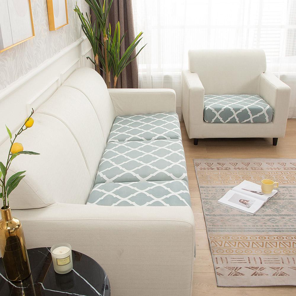 Drukowana poszewka na poduszkę na sofę do salonu Elastyczna poszewka na siedzisko sofy Spandex Narożna sofa w kształcie L Pokrowce na sofę Przeciwpyłowe Zwierzęta