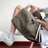 Men's Summer Quick Drying Shorts Elastic Waist Pocket Fashion Streetwear Breathable Cool Feeling Male Casual Short Pants