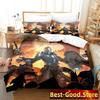 Dragon Age Dreadwolf Bedding Set Printed Duvet Cover Pillowcase Single Double Queen Super King Size Sets