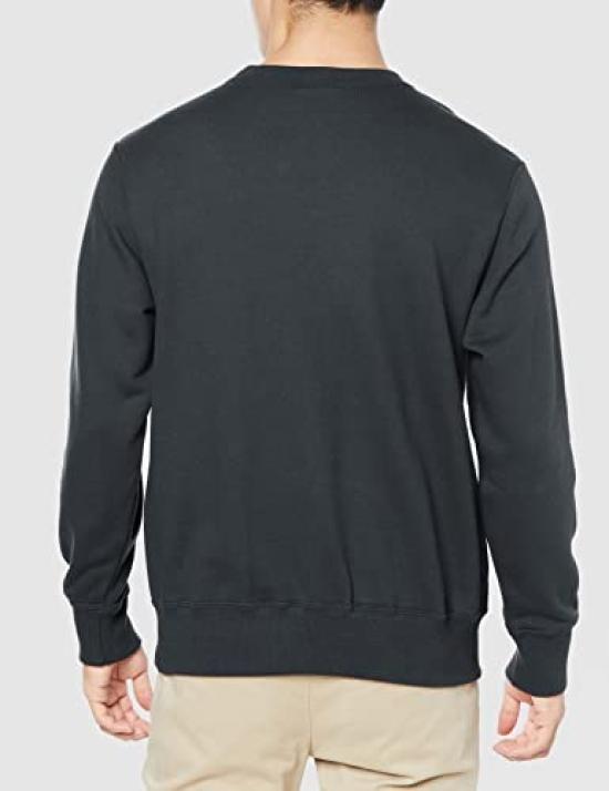 Champion Long Sleeve Fleece Crew Neck Sweatshirt with Embroidered Basic Size Logo, C3-W001Z-370-XXL