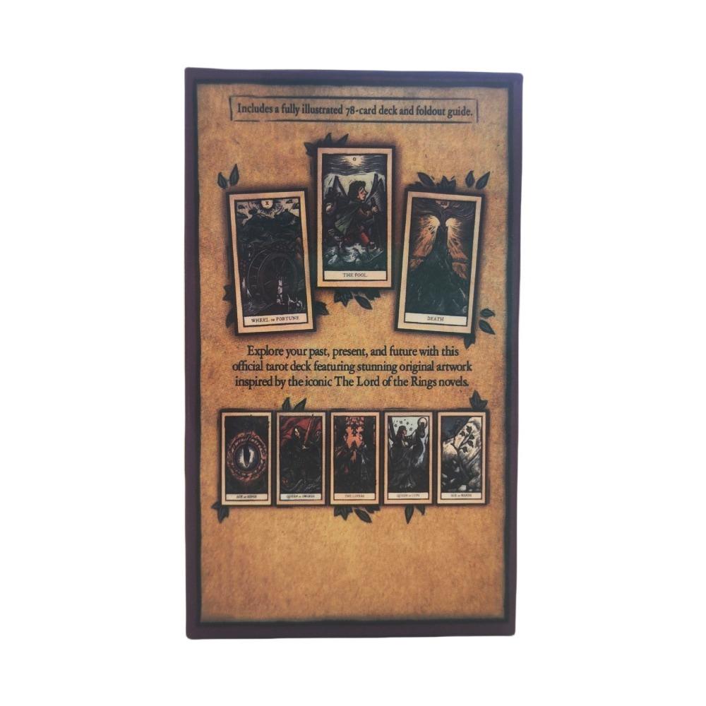 Tarotkarte „Der Herr der Ringe“, 12 x 7 cm, zeigt die beliebtesten Charaktere, Kreaturen und Szenen der Fans, 78 Karten, Rider-Waite-System