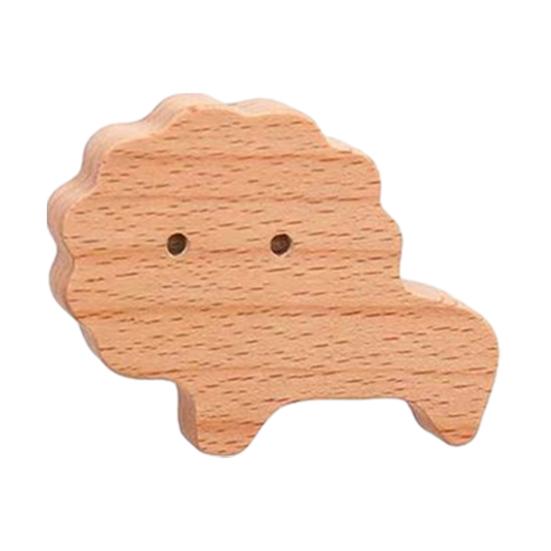 Wooden Wall Hook Lightweight Adhesive Hook with Natural Wood Grain Design Hook for Items Kids Schoolbags Hats Scarves