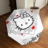 1pc Hello Kitty Heart Umbrella with Plastic Handle,Suitable for All Seasons Home Travel Outdoor UmbrellaSanlio546