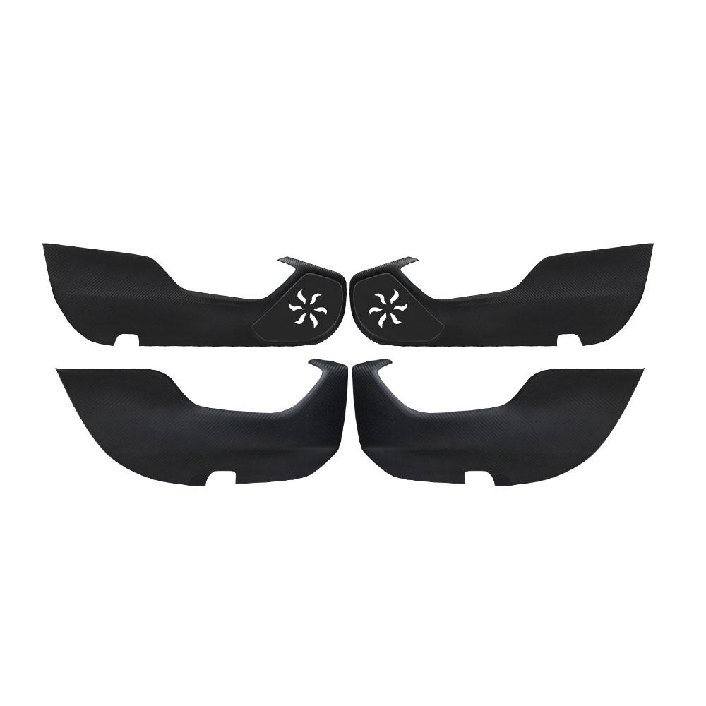 Fit for Honda Accord 10th 2018-2026 Car Door Anti Kick Pad Stickers Black/ Brown/ Carbon Fiber Color