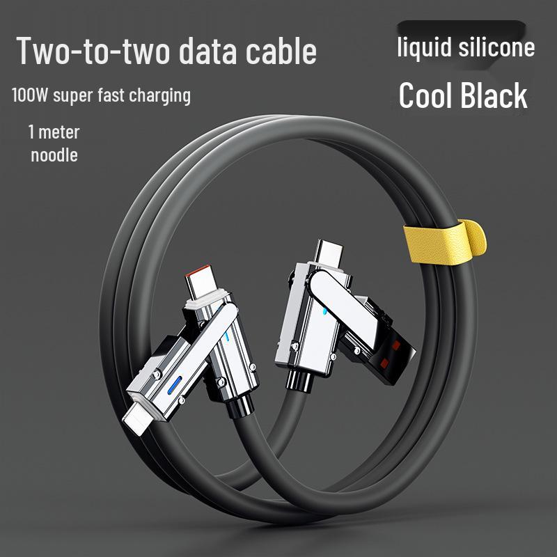 Mecha Multi-Device Fast Charging Cable: Apple, Huawei, Xiaomi, Oppo, Honor, Type-C