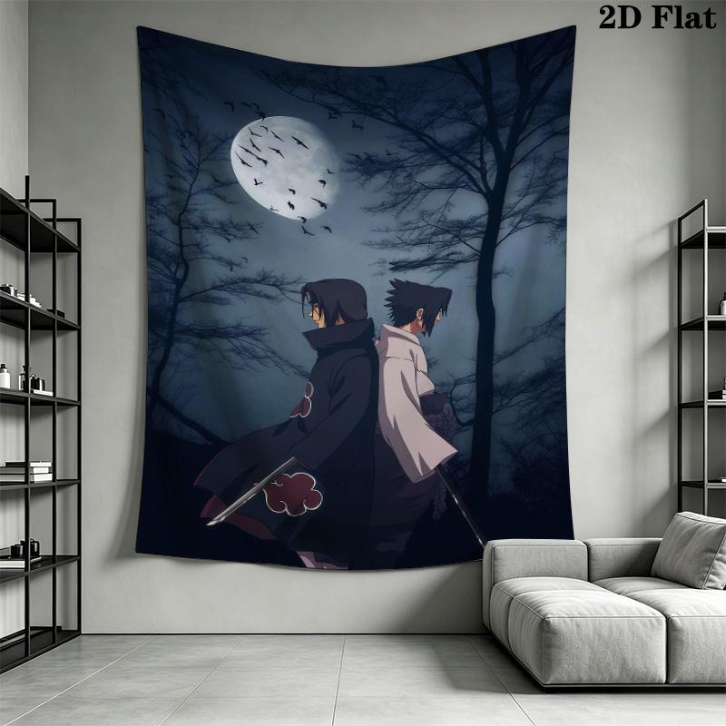 Mond Krähen Wandteppich Ästhetisches Wandbehang Gedruckter Stoff Decke Dekorative Wandteppiche Für Schlafzimmer Wohnzimmer Heimdekoration