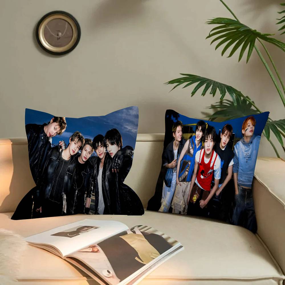Kpop CORTIS Pillow Cover For Bedroom Room And Living Room Sofa Decorative Cushion Cover
