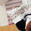 Winter Outdoor Sports Mittens for Children Cute Cartoon Printed Stroller Hand Warmers Soft Plush Lining Warm Gloves