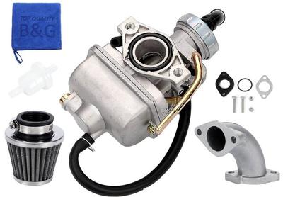 [Aluminum Resistant To and Corrosion] PC20 PZ20 Carburetor Set, Manifold, Power Filter, Fuel