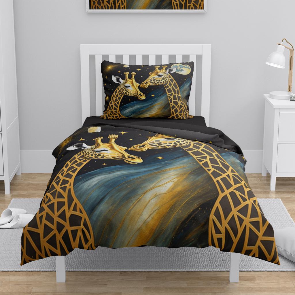Duvet Cover 3D Printed Animals Bedding Set Kit Polyster Pillowcase 2025 New Wholesale Noble And Comfortable Animal Series Kit