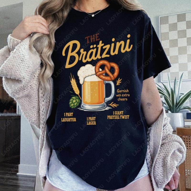 

Oktoberfest Beer Rustic German Festival Tees Men Women Cotton Tshirt Retro Pub Style Fall Drink Graphic Oktober Vibes Tops Gi... 5XL різнокольоровий