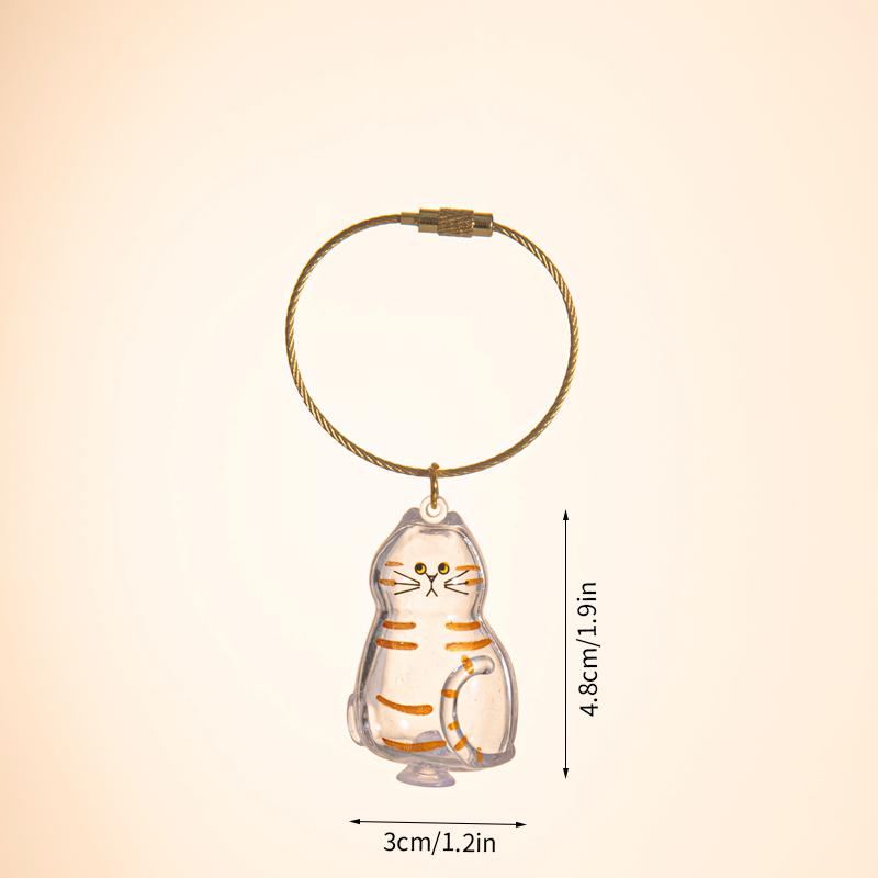 Cat Accessories Cat Hair Collector Keychain Cat Hair Memorial Gift Items Cat Hair Storage Keychains Party Favors Gift Items