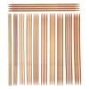 44Pcs Knitting Needle Carbonized Bamboo Double Pointed Household Clothing Making Supplies