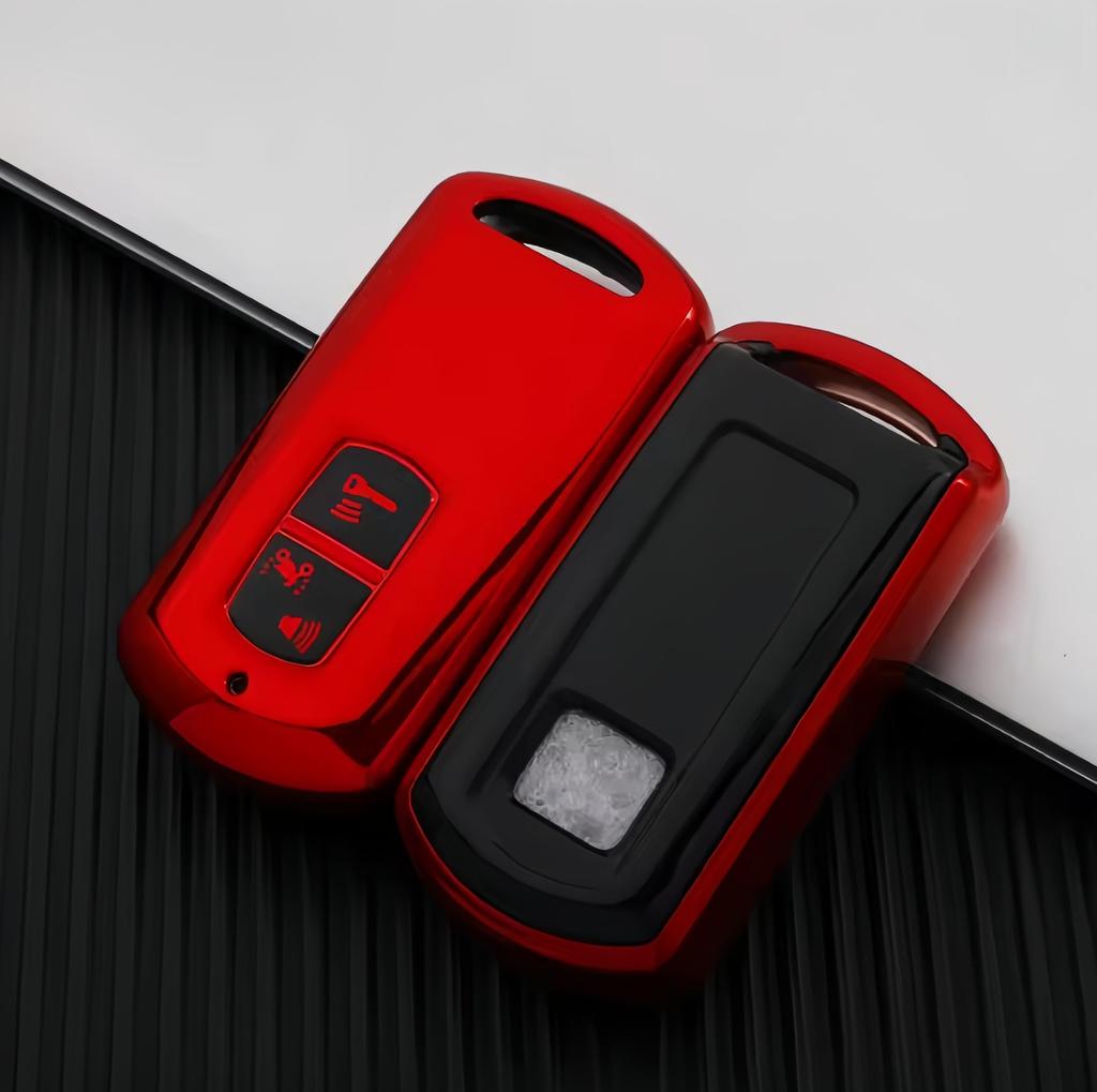 2 Buttons Car Motor Remote Key Cover Case For Honda PCX 150 VARIO SH125 Super Cub C125 Scooter Key Holder Shell Keychain