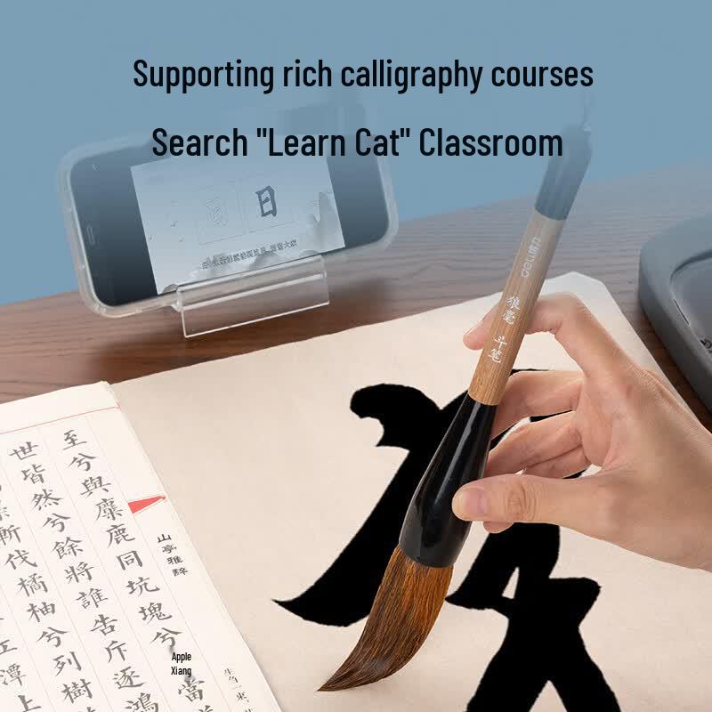 Deli Professional Wolf Hair Calligraphy Brush