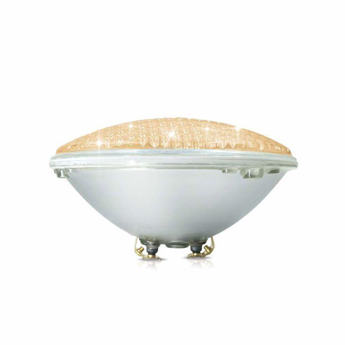 Ampoule LED piscine PAR56 18W Blanc chaud 3000K IP68 12V - Remplace halogène 150W, 1200 lm