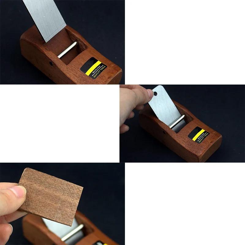 Giardino domestico Mini lavorazione del legno pialla piana pialla a mano in legno pialla da taglio falegname falegname strumento fai da te pialla in legno
