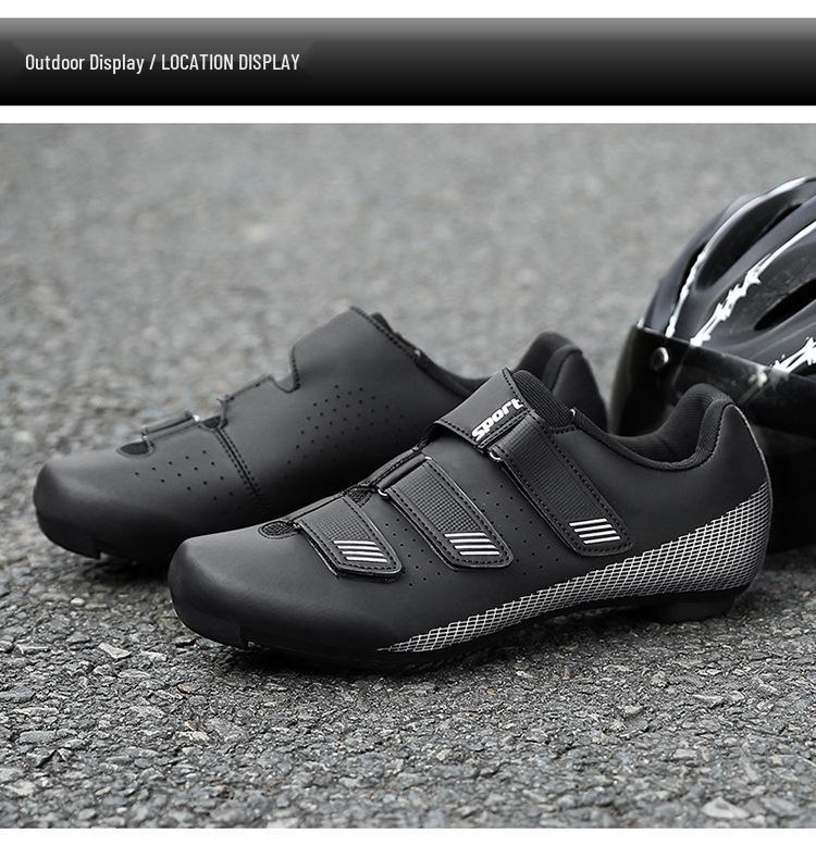 Atmungsaktive Outdoor-Fahrradschuhe für Herren mit Nylon-Außensohle für Straßen-/Berggebrauch