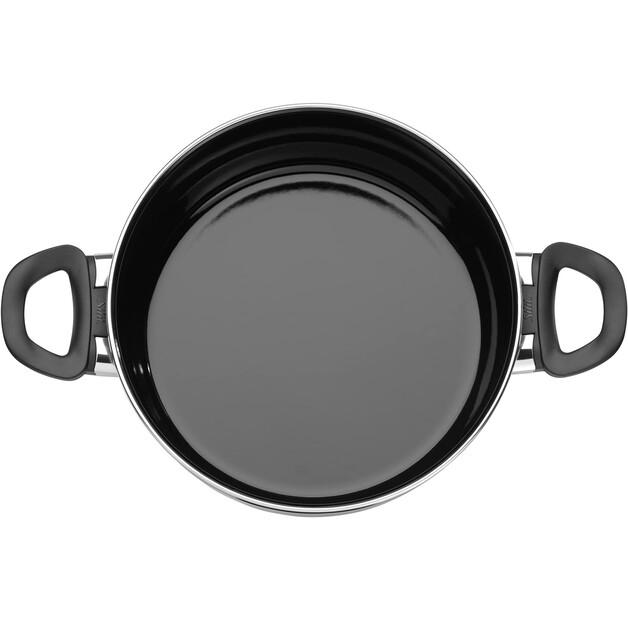 Casserole for Meat WMF Silit Modesto 24 Cm Black 6.4 L (21.0230.3237)