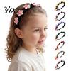Stabile Kunststoff-Haaraccessoires Modisches Blumen-/Frucht-Haarband mit Clips für Mädchen, Rutschfestes Accessoire Dicke Mode-Haarbänder Temperament