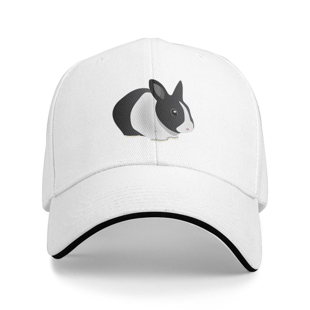 Unisex Baseball Hats Dutch Black And White Rabbit Summer Sports Baseball Caps Hip Hop Cap Casquette Polychromatic Hats