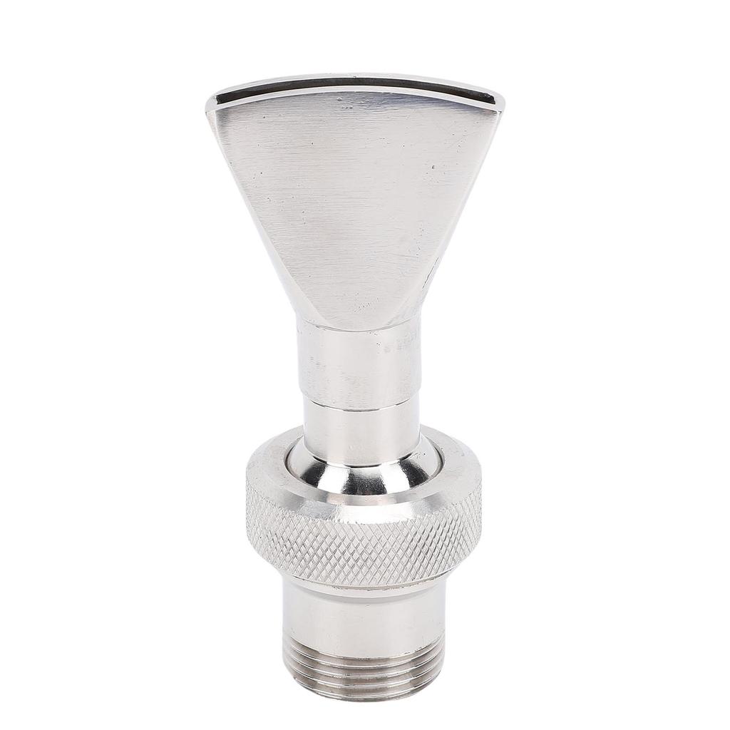 Fan Shaped Fountain Nozzle Stainless Steel 3 4 Inch 1 2 Inch Universal Flat Fountain Pond Water Nozzle Sprinkler for