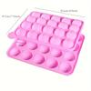 2 Sets 20 Holes Silicone Lollipop Mold with 20 Sticks Perfect for Cake Pops Maker Tool Chocolate & Candy Baking Chocolate Molds