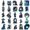 50 Tokitou Muichiro Graffiti Aufkleber Personalisierte Cartoon Japanische Anime Dämonentöter: Kimetsu No Yaiba Dekorative Handyhüllen-Aufkleber