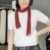 Imitation Cashmere Wool Knitted Scarves Solid Color Winter Scarves Fashion Narrow Long Scarf