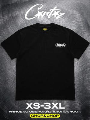 T-shirt Corteiz oversize logo na piersi sk8