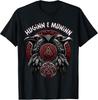 Odin Ravens Huginn & Muninn Vegvisir Norse Vikings Myth T-Shirt