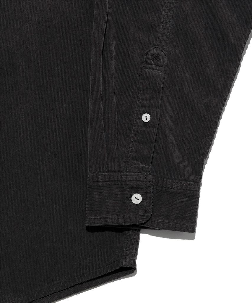 LEE Loco Pocket Dyed Corduroy Shirt Charcoal
