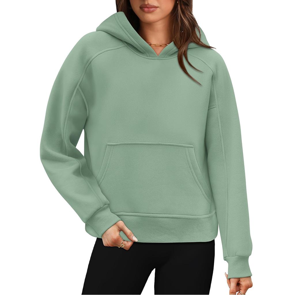 Topper For Dame Langermet Pullover Fritidsskjorter Topp