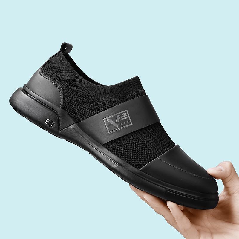 

Мода 2024 Лето Новые Мужские Кожаные Туфли Высокого Качества на Мягкой Подошве Деловые Дышащие Повседневные Туфли Модные Балетки Комфортные Лоферы 44 чёрный