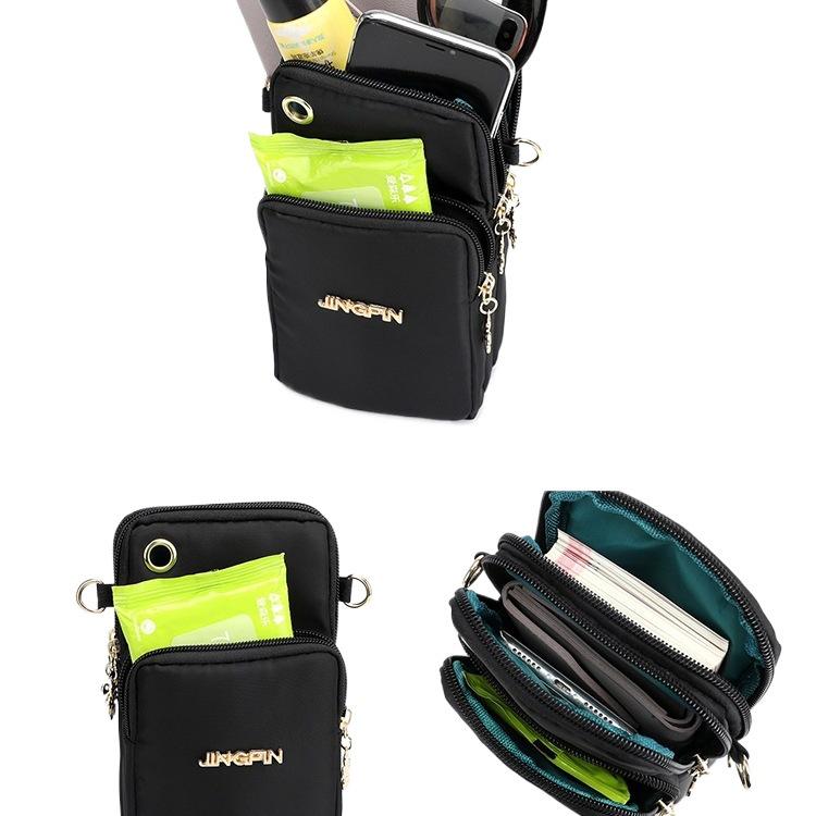 Damen Sommer 2025 Crossbody Mini-Tasche: Modische Handy-, Münz- & Handgelenk-Geldbörse