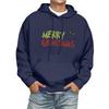 Men's Print Hooded Sweatshirt Long-Sleeve Casual Pullover Hoodie Hooded Sweatshirt