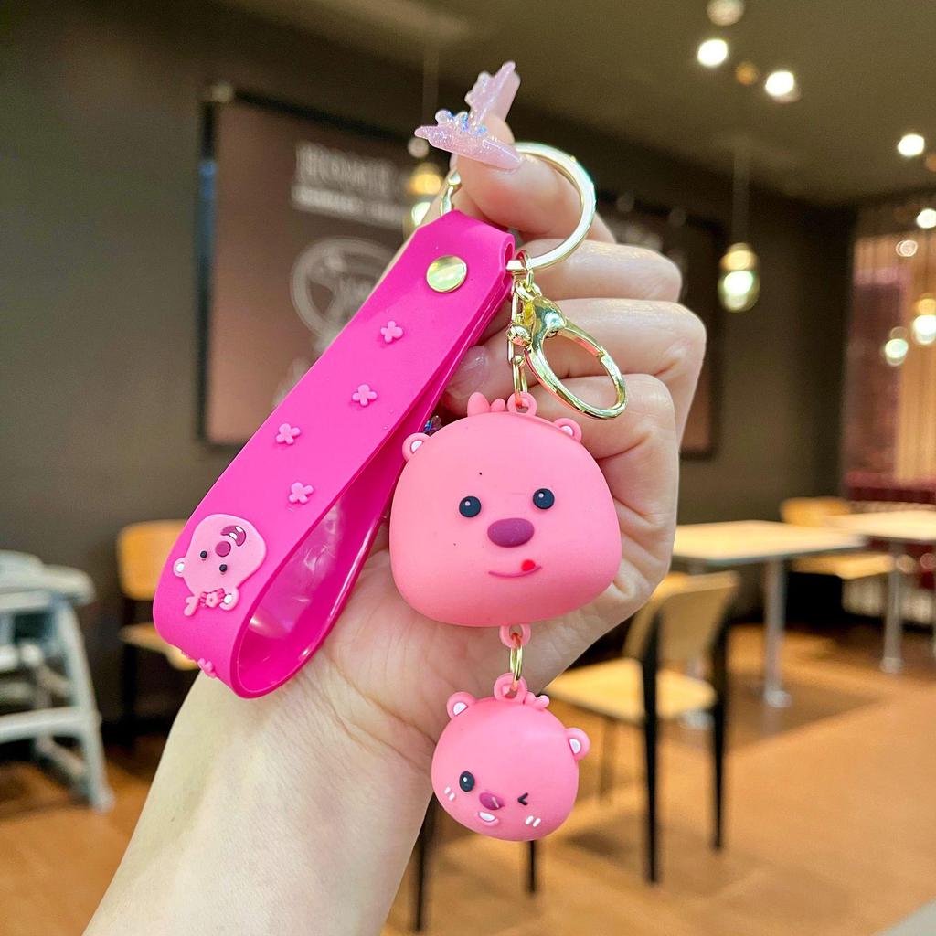 Kirby Second Gen Keychain: Cute Cartoon Figure for Backpacks & Gifts