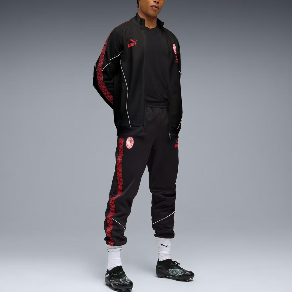 Puma AC Milan Football Training Long Sleeve Jacket Unisex Jackets Black 782607-04