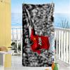 Football Player Celebration Moment Beach Towel Super Soft & Absorbent Comfortable Lightweight