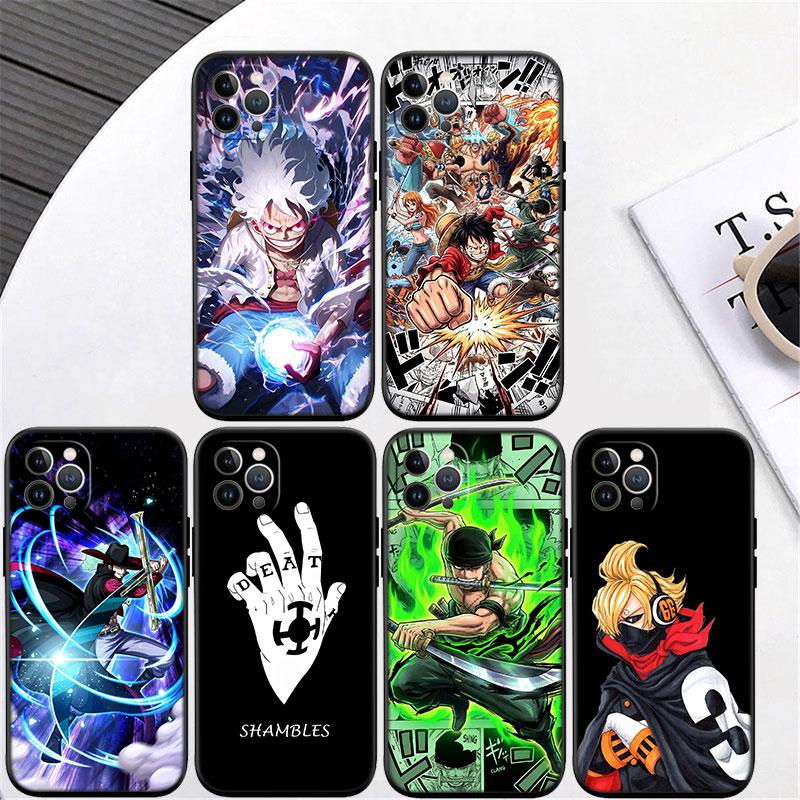 Capa de Celular de Alta Qualidade Anime One Piece para Redmi Note 13 14 Pro+ Plus A3 13X 13C 14S 14C