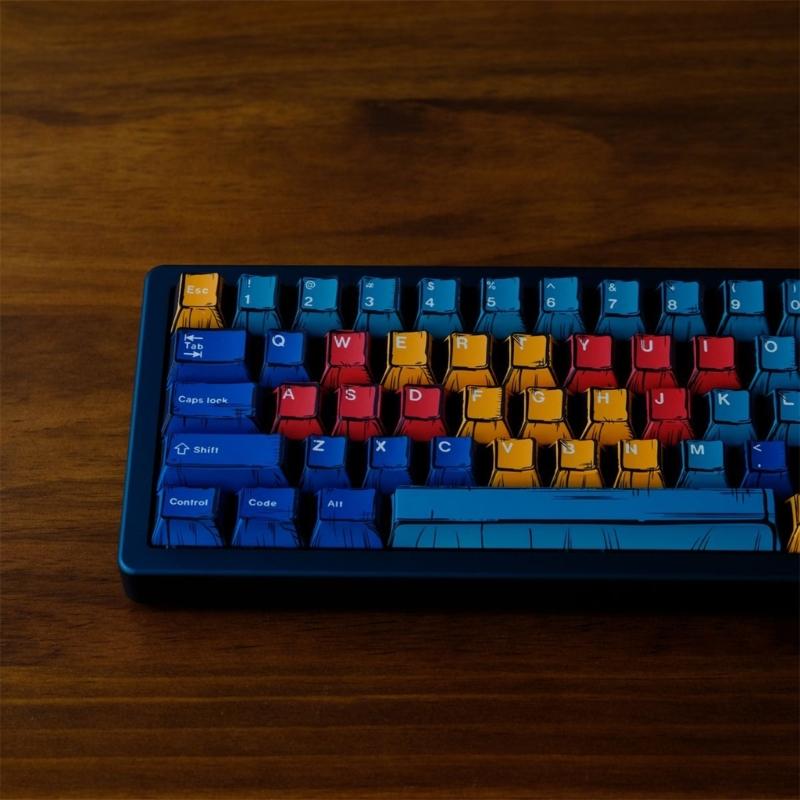 Palette Mixed Lights BOWs 78Keys Original Profile Keycap Dye Sublimations PBT Keycaps for 60%Mechanical Keyboards Keycap