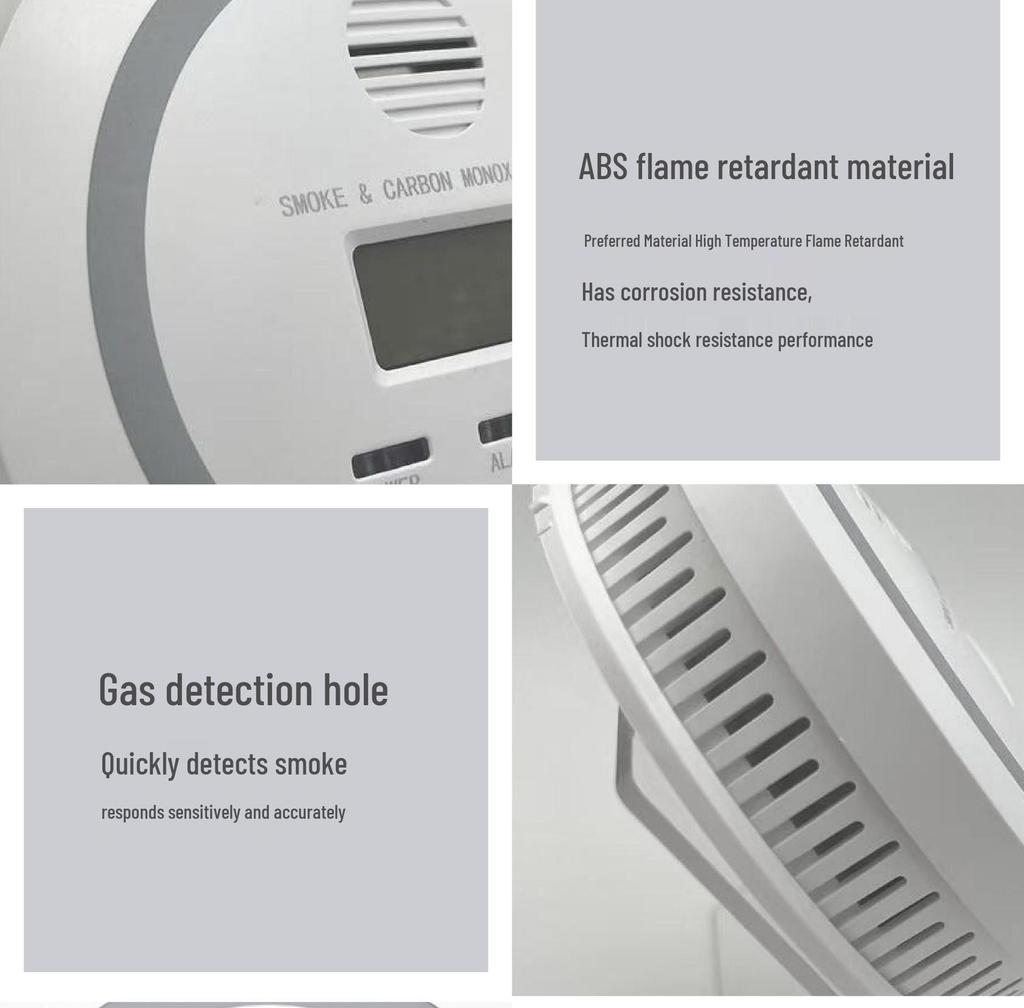 High Sensitivity Cross-Border Carbon Monoxide & Smoke Composite Alarm Detector