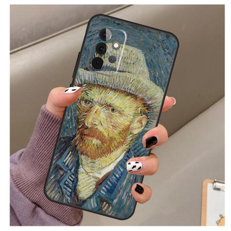 Paintings Starry Night Van Gogh Case For Samsung Galaxy A35 A55 A15 A32 A12 A22 A52 A06 A54 A34 A14 A56 A36 A26 A16 A13 A53