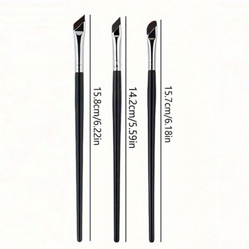 3 Pcs/lot Multifunctional Eyeliner Brush Angle Eyeliner Brush Right Angle Brushes Extremely Fine Makeup Brush Aegyo Sal Brushes