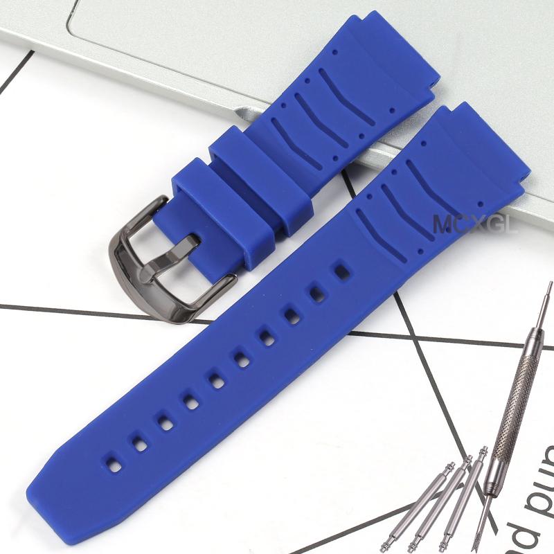 Men's Silicone Watch Strap Replacement Fit for Casio PRG-80 PAG-80 PRW-1000 PRW-1100 Rubber Watch Bands Wristband Bracelet
