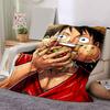1pc One Piece Adventure Soft Throw Blanket Flannel All Season Light Weight Living Room/Bedroom Warm Blanket. M7270163